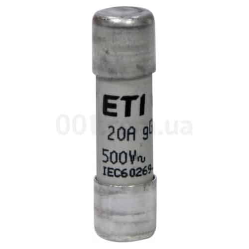 Плавка вставка циліндрична CH 10×38 gG 20A 500В (упаковка = 10 шт.), ETI