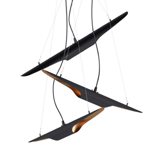 Люстра 3P-full, Бронзовий/чорний, Pikart Lights