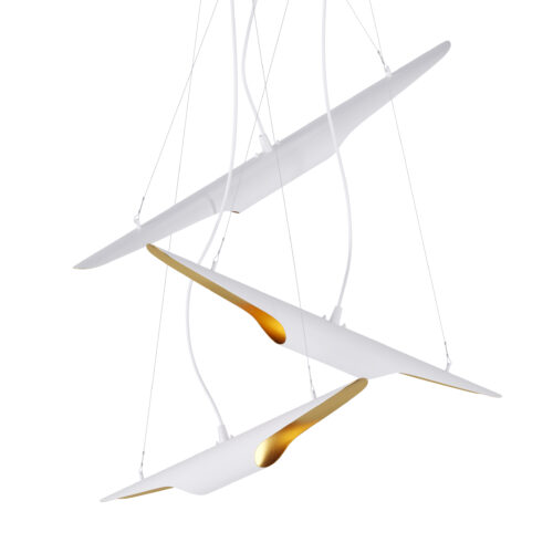 Люстра 3P-full, Золотий/білий, Pikart Lights