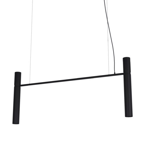 Люстра Tube chandelier, Чорний 120 см, Pikart Lights