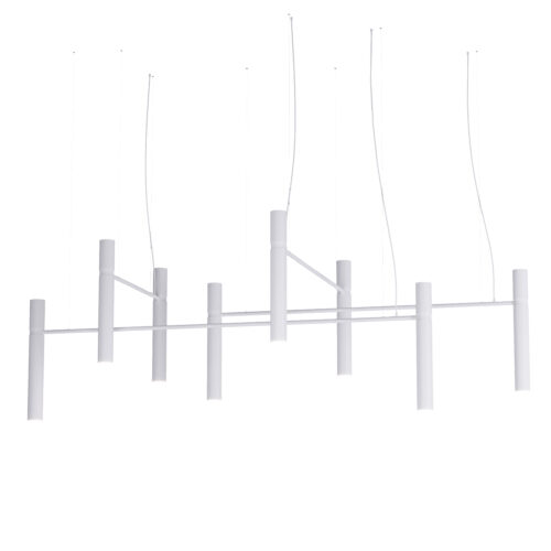 Люстра Tube chandelier, Білий Комплект: 100 см+120 см+150 см+200 см, Pikart Lights