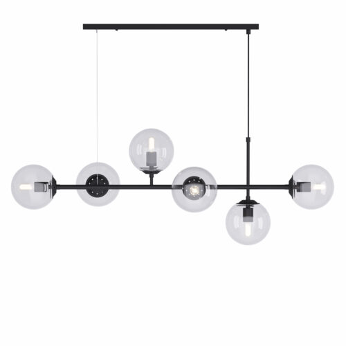 Люстра BB,  Чорний Прозорий, Pikart Lights