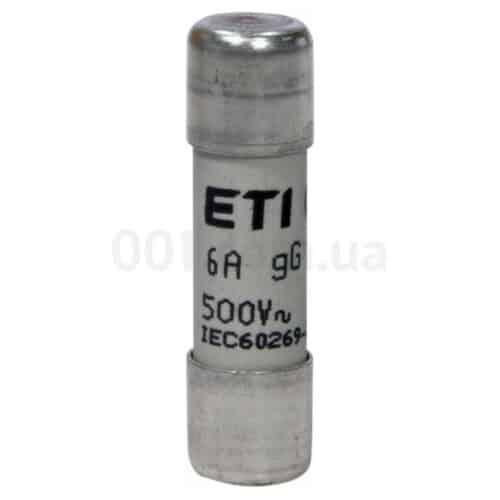 Плавка вставка циліндрична CH 10×38 gG 6A 500В (упаковка = 10 шт.), ETI
