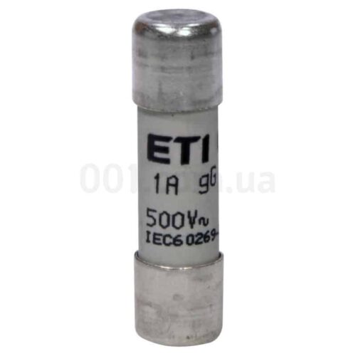 Плавка вставка циліндрична CH 10×38 gG 1A 500В (упаковка = 10 шт.), ETI