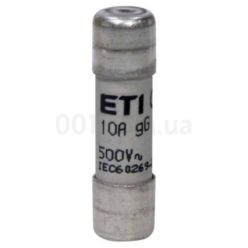 Плавка вставка циліндрична CH 10×38 gG 10A 500В (упаковка = 10 шт.), ETI