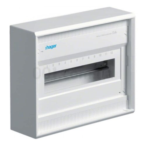 Щит розподільчий на 12(14) модулів накладний без дверцят VOLTA, Hager