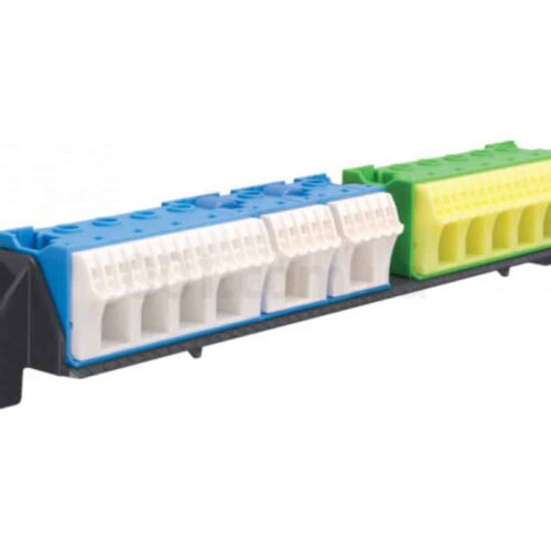 Утримувач з клемами PE/N: 21×N+20×PE / 5×N+6×PE, Hager