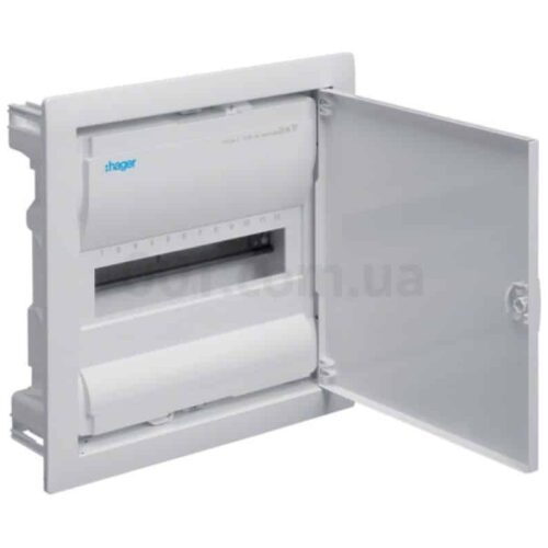 Щит на 12(14) модулів врізний з металевими дверями без клем VOLTA, Hager