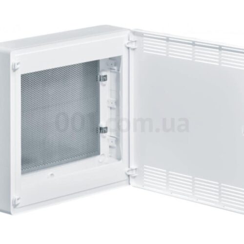 Щит 2-рядний для ММ-обладнання накладний білі пластикові перфоровані двері GOLF, Hager