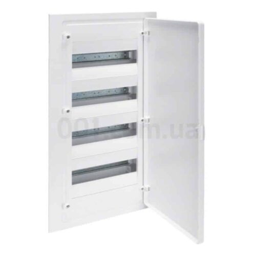 Щит врізний з білими дверцятами 48 модулів (4×12) GOLF, Hager