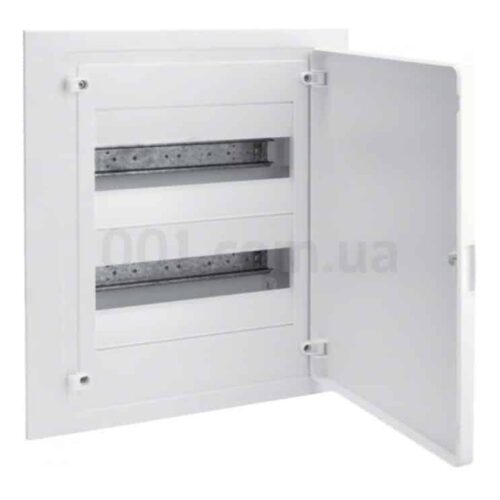 Щит врізний з білими дверцятами 24 модулі (2×12) GOLF, Hager