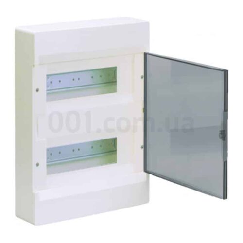 Щит накладний з прозорими дверцятами 24 модулі (2×12) COSMOS, Hager