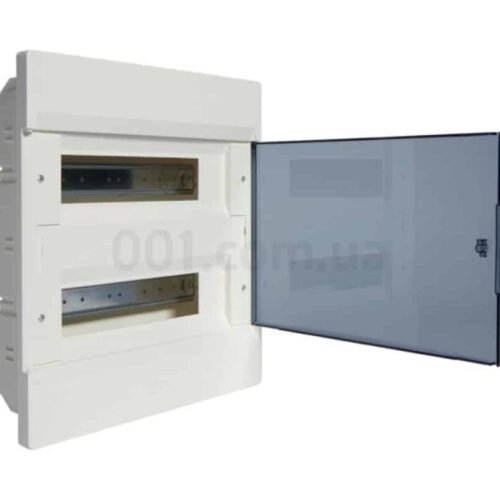 Щит врізний з прозорими дверцятами 24 модулі (2×12) COSMOS, Hager