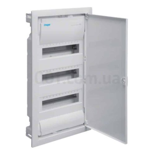 Щит на 36(42) модулів врізний з металевими дверями без клем VOLTA, Hager