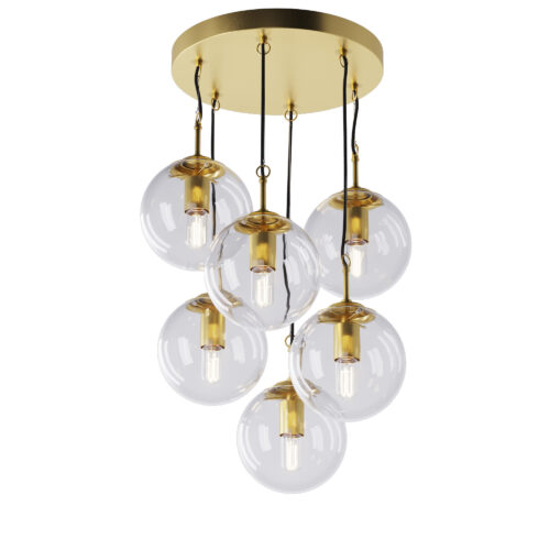 Люстра FJ6, Прозорий 80 см, Pikart Lights