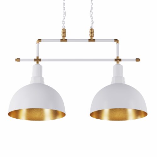 Люстра 2Round, Золотий/білий, Pikart Lights