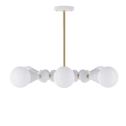 Люстра Stella dome V8, Світла латунь/білий, Pikart Lights