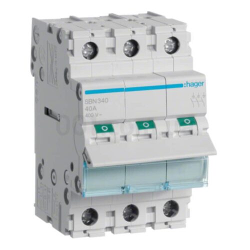 Вимикач навантаження SBN340 3P 40А/400В, Hager