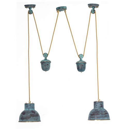 Підвіс Double Counterweight, Зелена латунь, Pikart Lights