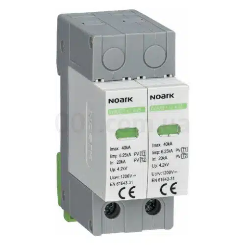 Обмежувач перенапруги Ex9UEP1+2 6.25 2P 1000 EU клас 1+2 6,25кА 1000V DC, NOARK