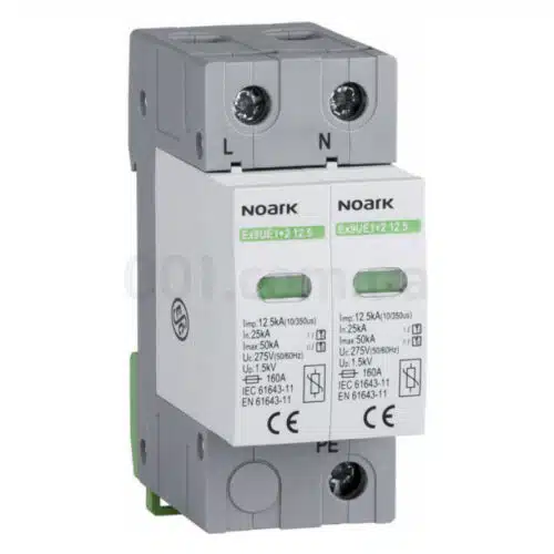Обмежувач перенапруги Ex9UE1+2 клас 1+2 (B+C) 12,5кА 275V/AC 2P, NOARK