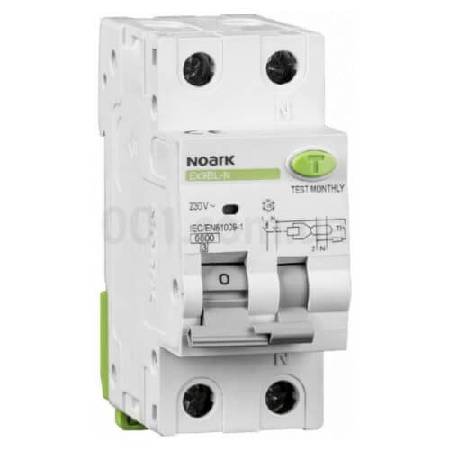 Дифавтомат Ex9BL-N 6кА 1P+N хар-ка C 16A 30мА тип AC, NOARK