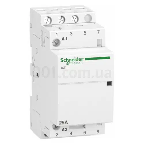 Контактор модульний iCT 25A 3НВ 220/240В, Schneider Electric