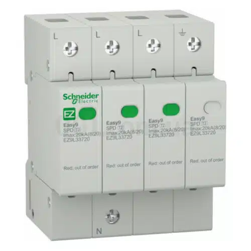 Пристрій захисту від імпульсних перенапруг (ПЗІП) EZ9 3Р+N 20кА/10кА 1,3кВ, Schneider Electric
