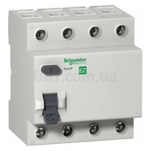 Диференційний вимикач (ПЗВ) Easy9 4Р 40А 30мА тип АС, Schneider Electric