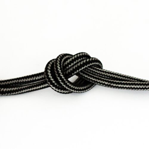 Провід в тканинній обмотці, чорно - сірий,, Pikart Lights