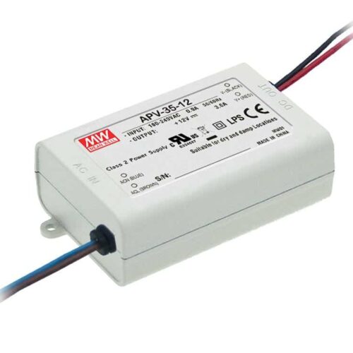 Блок живлення Mean Well APV-35-24 (36W; 1,5A; 24V; IP30) Series "APV", 92%