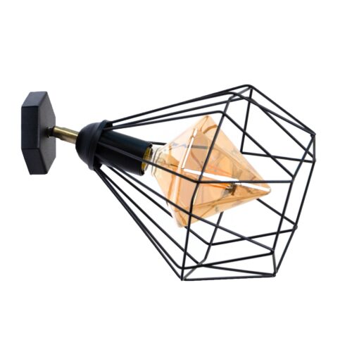 Бра (світильник настінний) Crystal W235 Чорний, Atmolight