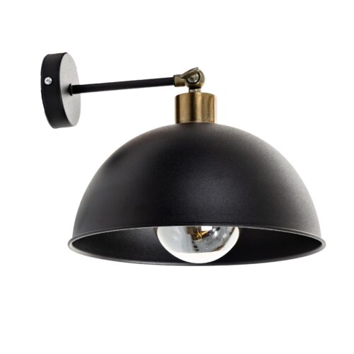 Бра (світильник настінний) Boston W260 Чорний, Atmolight