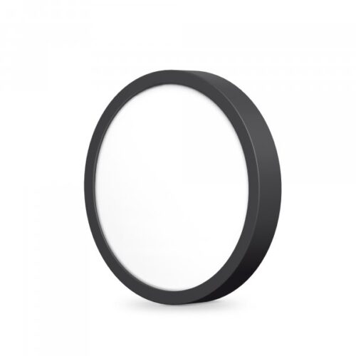 Світлодіодний світильник круглий накладний VIDEX 18W 5000K Black