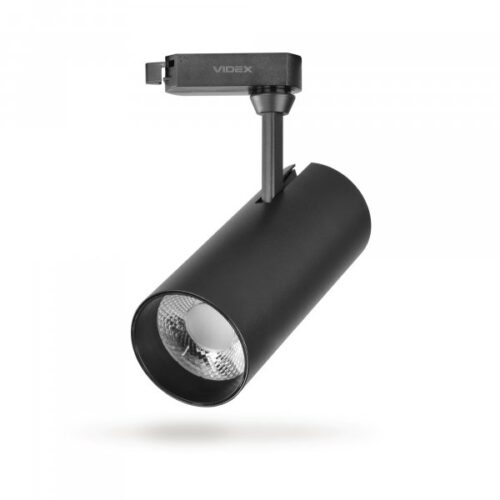 Світлодіодний світильник трековий VIDEX 20W 4100K чорний