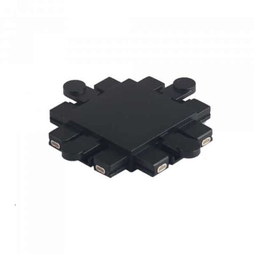 З'єднувач для магнітного шинопровода VIDEX VL-TRMS-FC05B Хрестовий