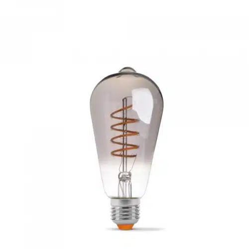 Світлодіодна лампа VIDEX Filament ST64FGD 4W E27 2100K дімерна графіт