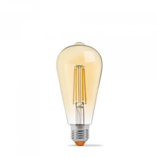 Світлодіодна лампа VIDEX Filament ST64FA 10W E27 2200K бронза