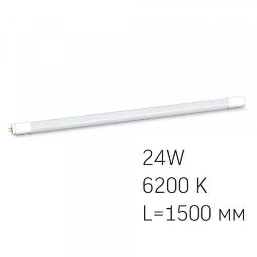 Світлодіодна лампа VIDEX T8 24W 1.5M 6200K матова