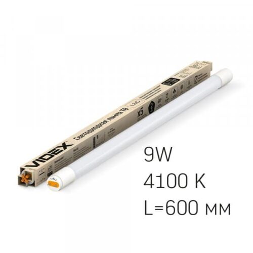 Світлодіодна лампа VIDEX T8b  9W 0.6M 4100K матова