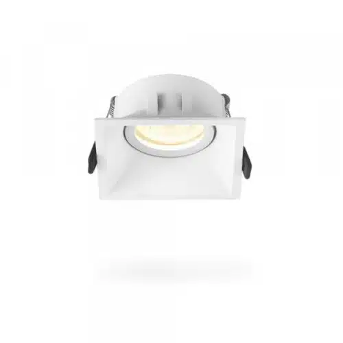Світильник VIDEX під лампу GU10 врізний Квадрат Білий VL-SPF09S-W