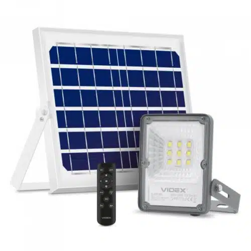 Світлодіодний прожектор автономний VIDEX 600Lm 5000K