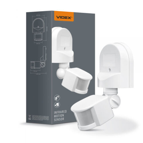 Датчик руху та освітленості VIDEX VL-SPW02W 220V 1200W інфрачервоний