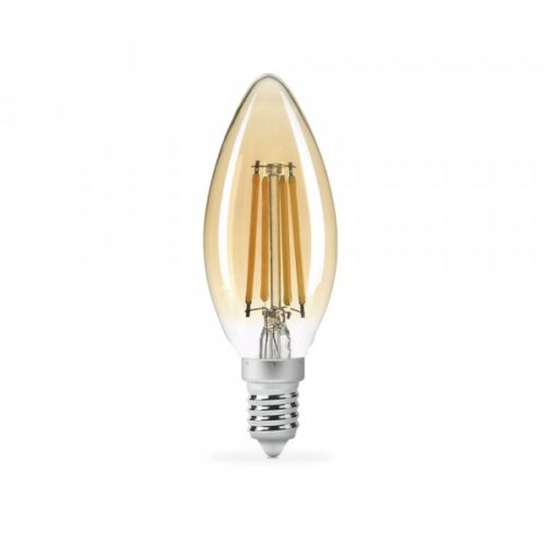 Світлодіодна лампа TITANUM  Filament C37 4W E14 2200K бронза