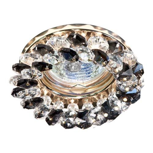 Вбудований світильник Feron CD4141 під лампу сірий золото