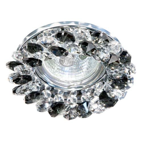 Вбудований світильник Feron CD4141 під лампу чорний хром