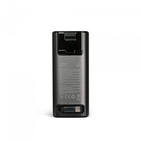 Повербанк 20000mAh VIDEX VPB-350 130W PD100W +Display 3 Повербанк 20000mAh VIDEX VPB-350 130W PD100W +Display