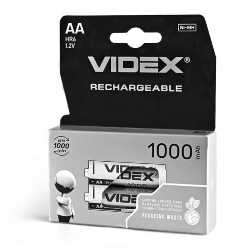 Акумулятори Videx HR6/AA 1000mAh double blister/2шт