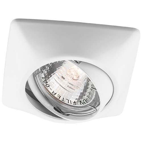 Вбудований поворотний світильник Feron DL6046 під лампу білий