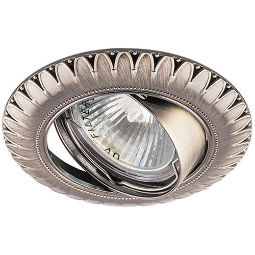 Вбудований світильник Feron DL6051 під лампу античне золото